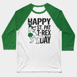 Happy St Pat Trex Day Baseball T-Shirt